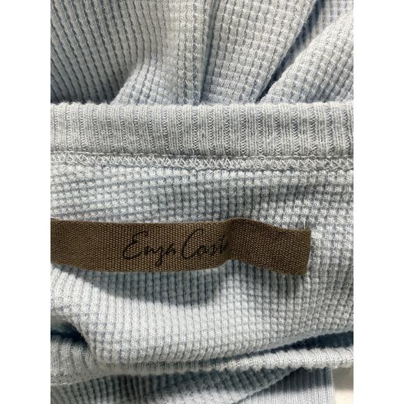 Enza Costa 'Cuffed' Purple Waffle Knit Crew Size M - Picture 4 of 5